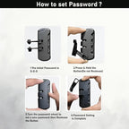 Tannero Blue Urban Anti-Theft Sling Bag with Lock, USB Port & PU Strap