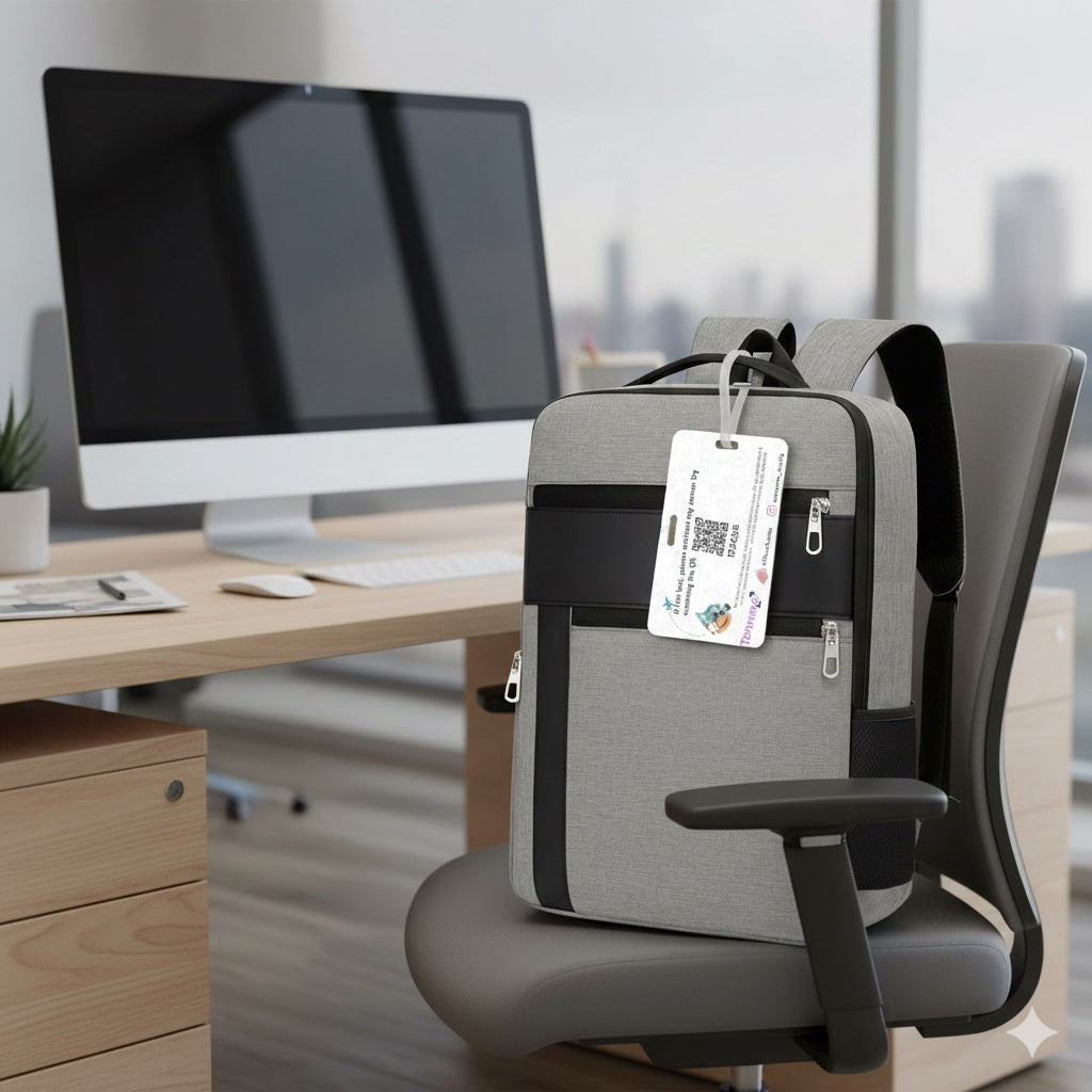 Tannero Smart Baggage Tags: Never Lose Track of Your Luggage (Set of 3)