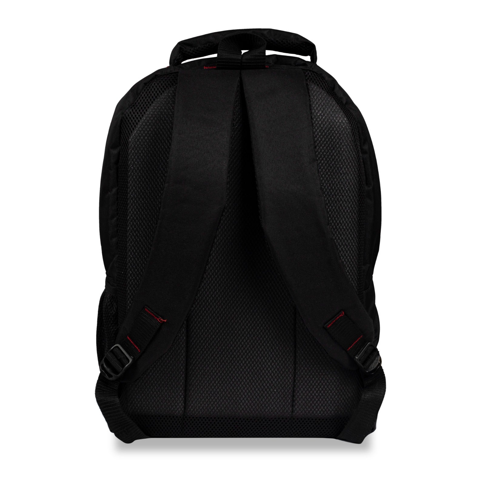 Tannero Urban Series Black Laptop Backpack | Luxury Faux Leather Front, Ergonomic Back Support, Multi-Utility Design