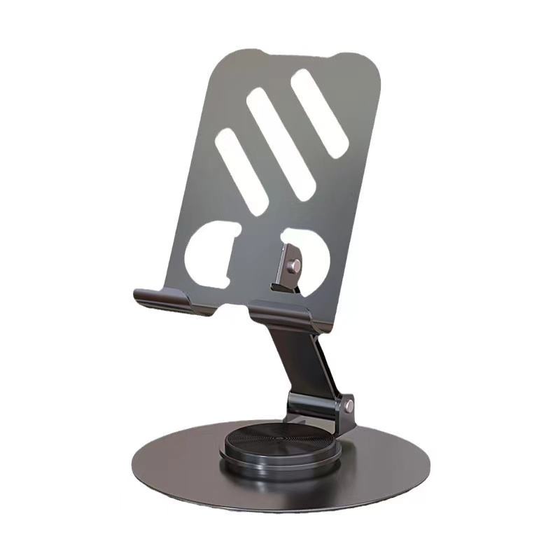Tannero Grey Premium Metal Mobile Stand - 360 degree rotation