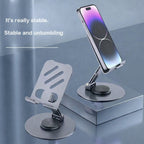Tannero Grey Premium Metal Mobile Stand - 360 degree rotation