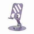 Tannero Purple Premium Metal Mobile Stand - 360 degree rotation