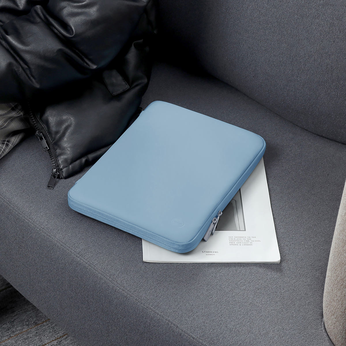 Tannero 12.9 - Inch Waterproof Tablet Sleeve Case, Multi - Layer Protection with PU Leather, Compatible with iPad/Samsung/Realme/OnePlus (Blue) - O21 Business Services